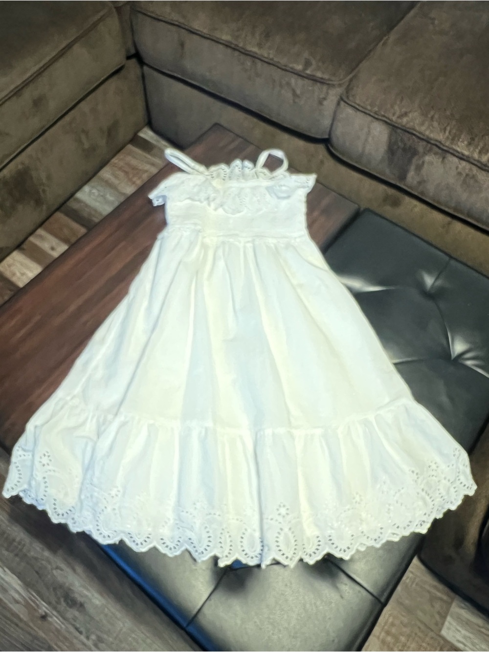 GAP kids White Eyelet Tiered Sundress for Girls